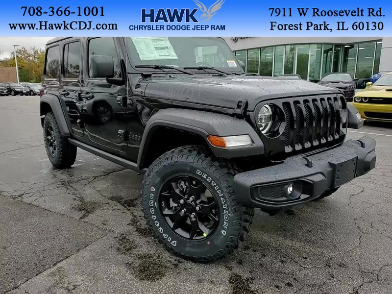 New 2021 Jeep Wrangler Unlimited Willys Sport Utility in Forest Park # ...