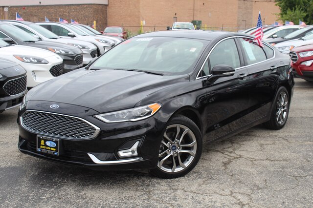 Pre-owned 2020 Ford Fusion Hybrid Titanium Sedan In Niles #x10664 